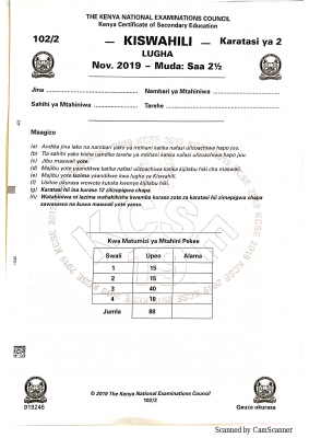 KISW P2 KCSE 2019.pdf